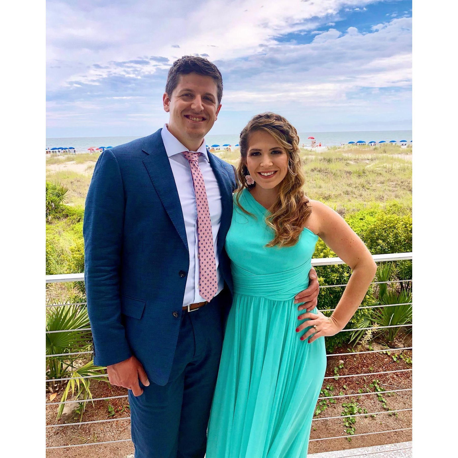 At Pender and Cole's wedding :)