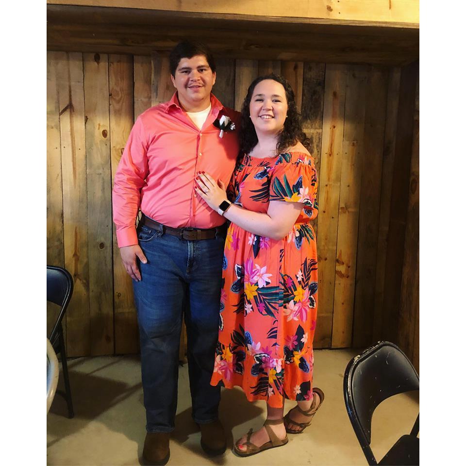 at Tyler's brother, Erick's, wedding