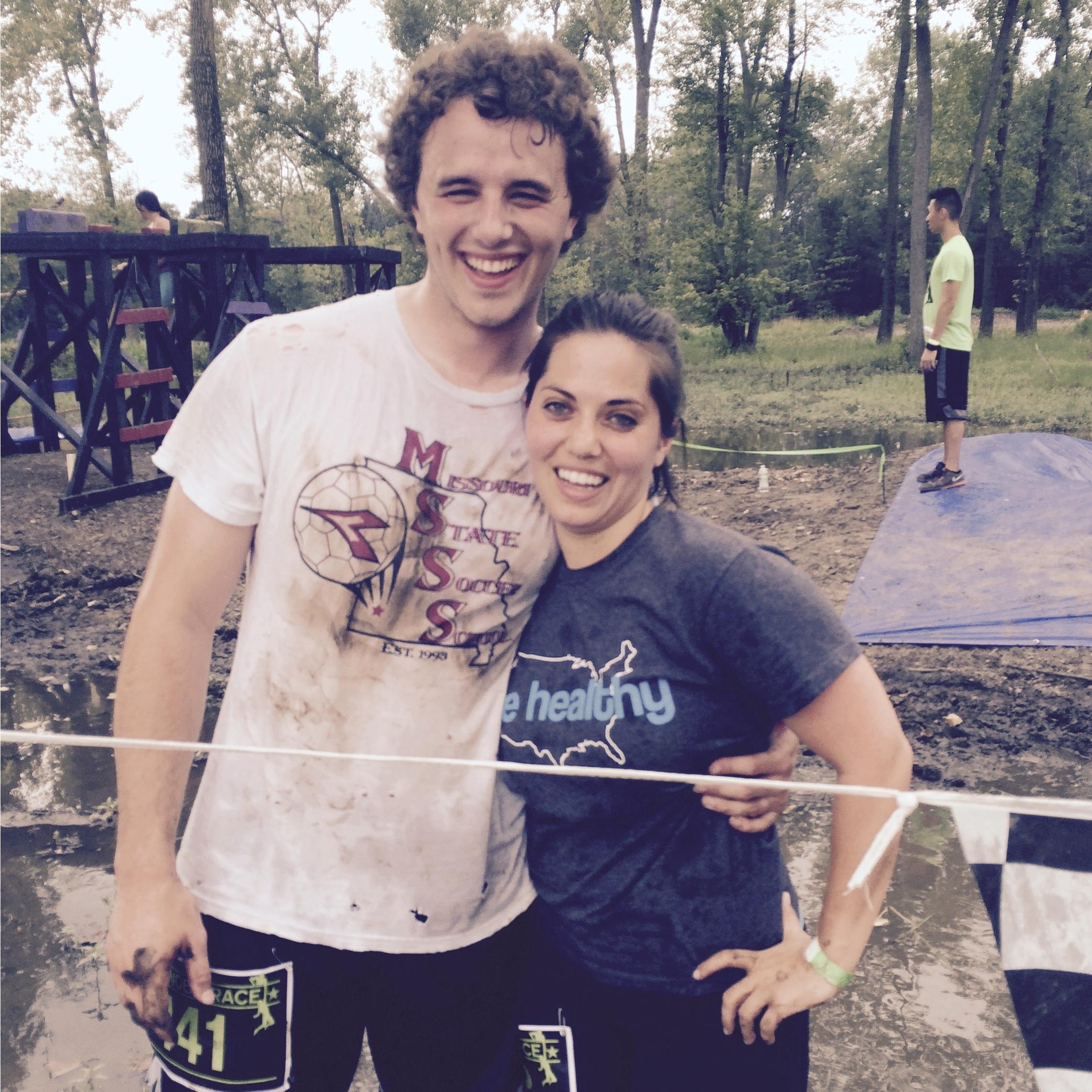 Our first tandem obstacle course race