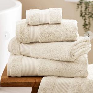 Natural Ecru Egyptian Cotton Bath Towel from Next Belgium