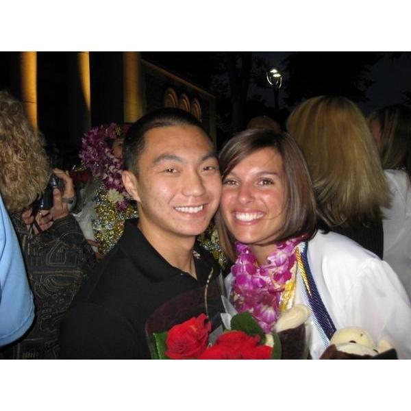 We graduated high school together