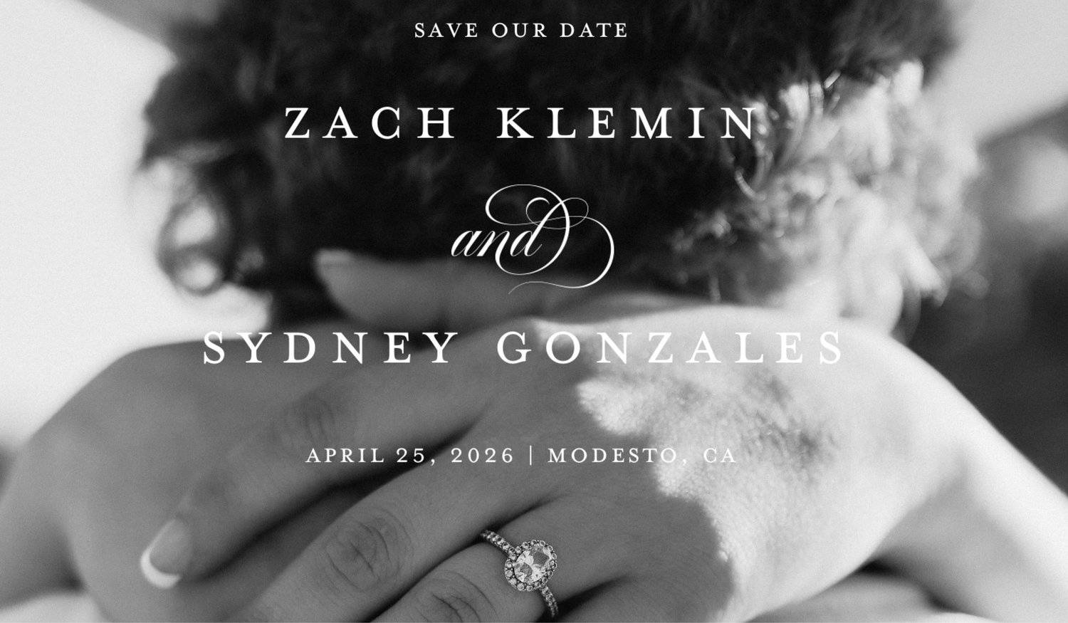 The Wedding Website of Sydney Gonzales and Zach Klemin