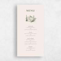 Green Wedding Menu - Woodland