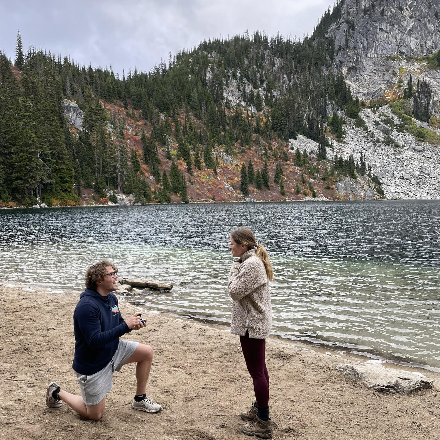 Lake Valhalla, Washington. Camryn was so surprised!!