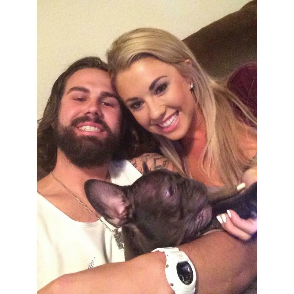 Casey and Airel's first picture ever together! Of course, Mays is in it! :) - 2014