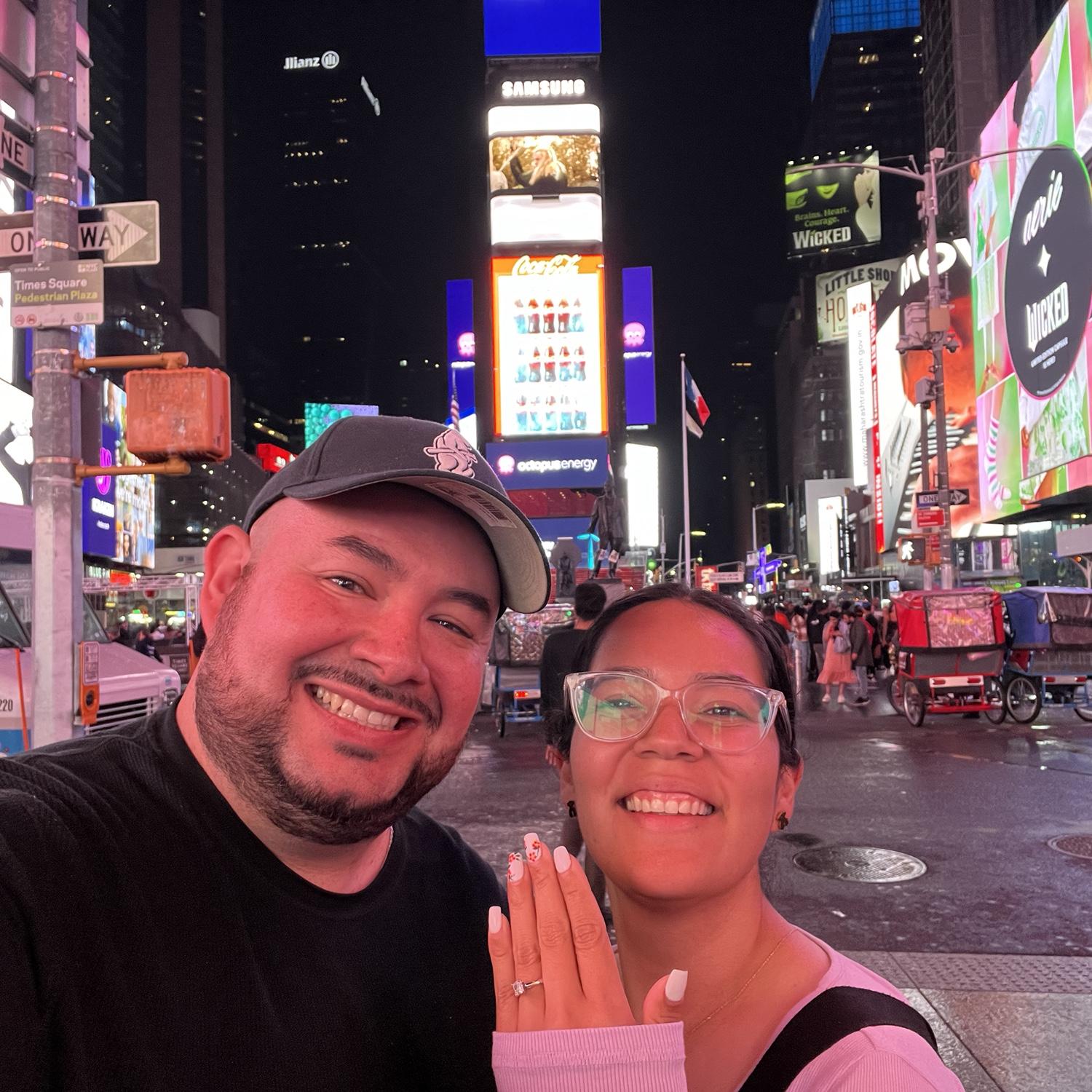 Newly engaged in New York