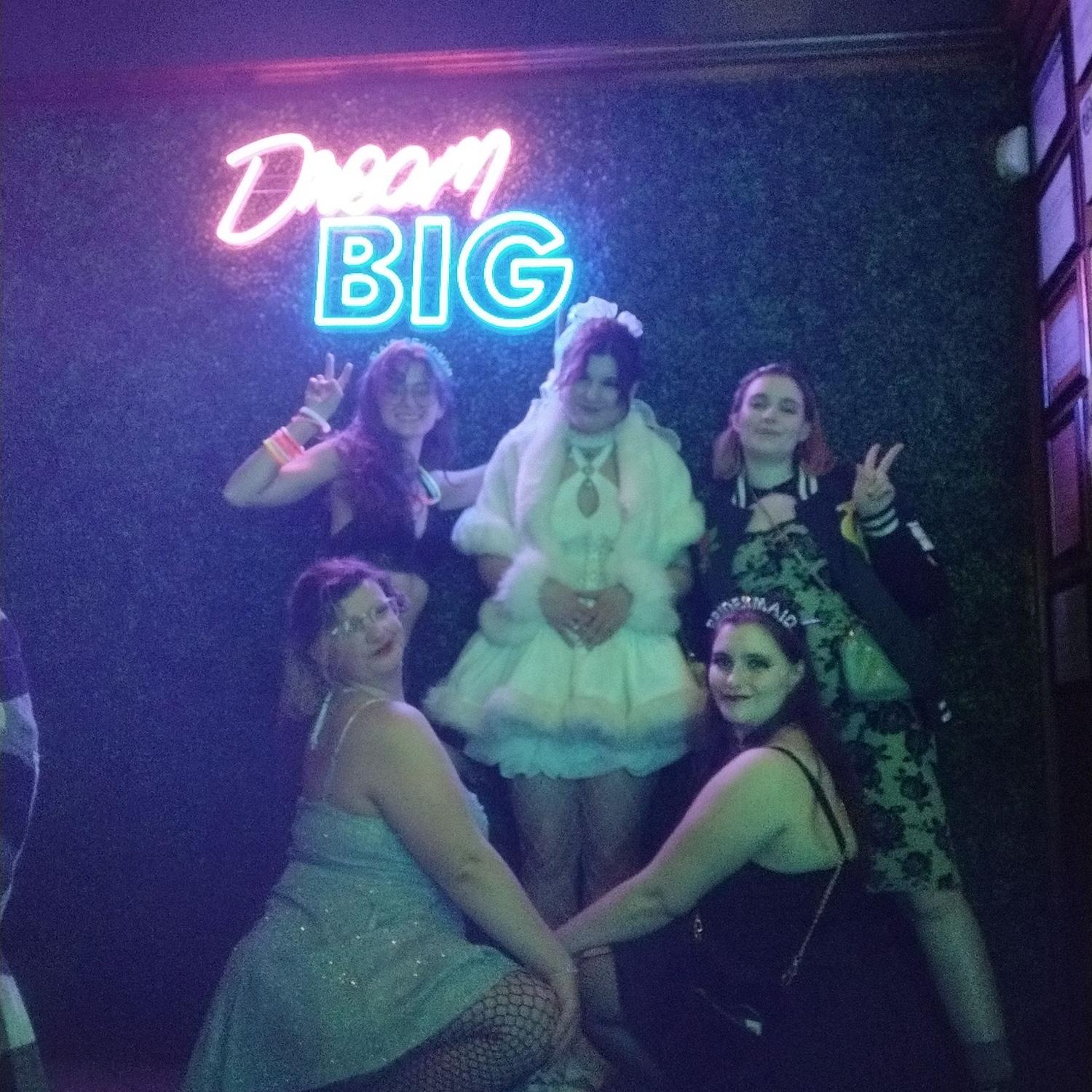 At the bar had a blast with my girls