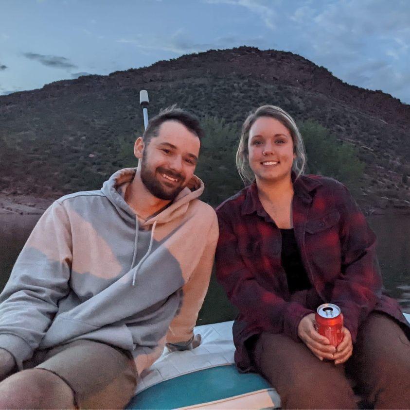 Sunsets on the boat at Horsetooth Reservoir