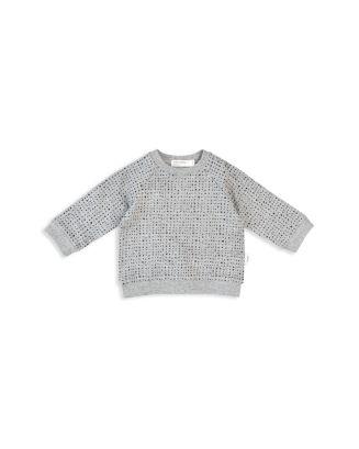 Miles Baby Unisex Square Print Raglan Sweatshirt - Baby