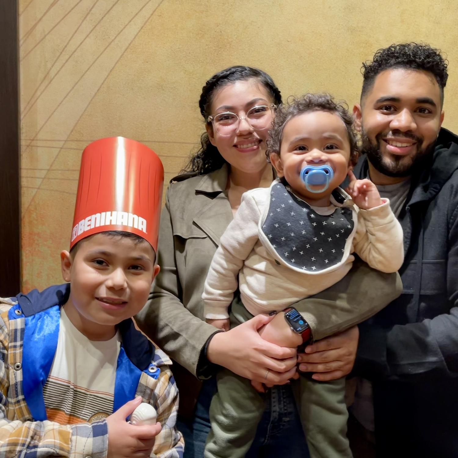 Celebrating Matt’s 8th birthday as a blended family 🥰