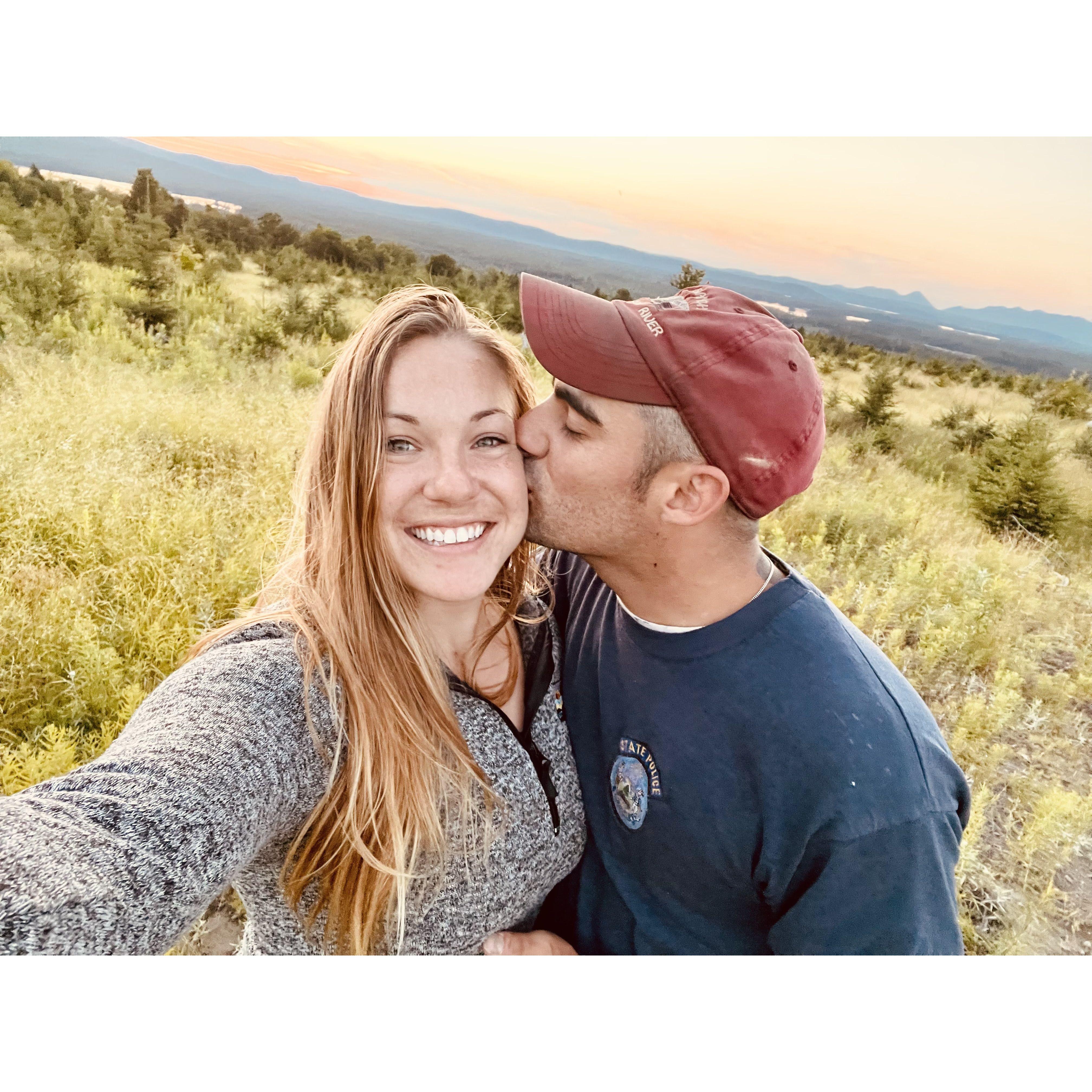 Our first trip to camp & the sunset lookout 🌙🌞