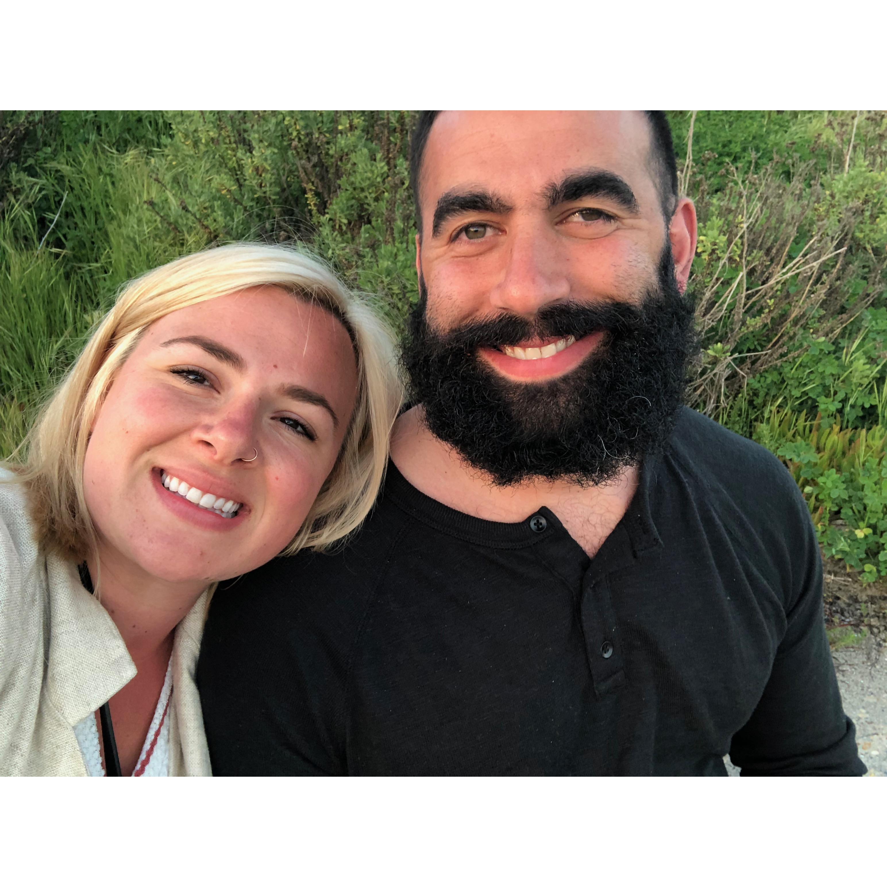 Extreme hair.. and beards for both of us
