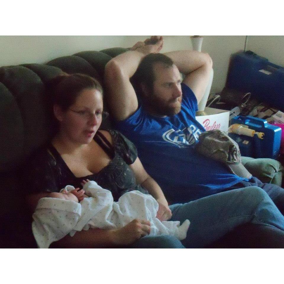 2013... Our First baby (not a flattering photo)