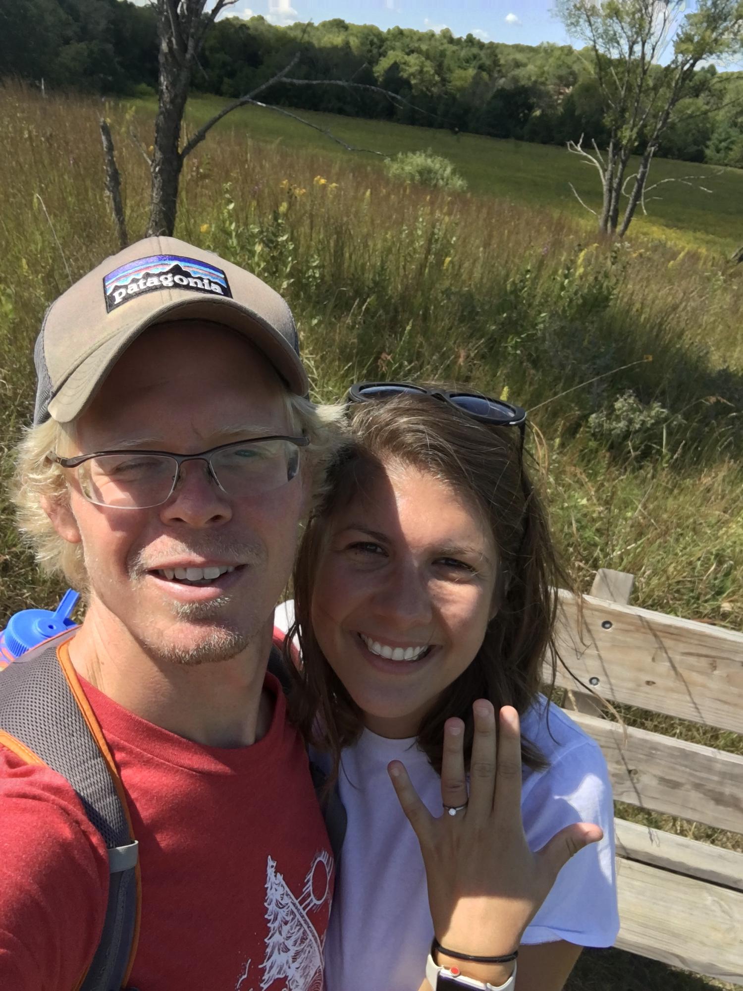 Engagement Day; Lapham Peak, Wisconsin