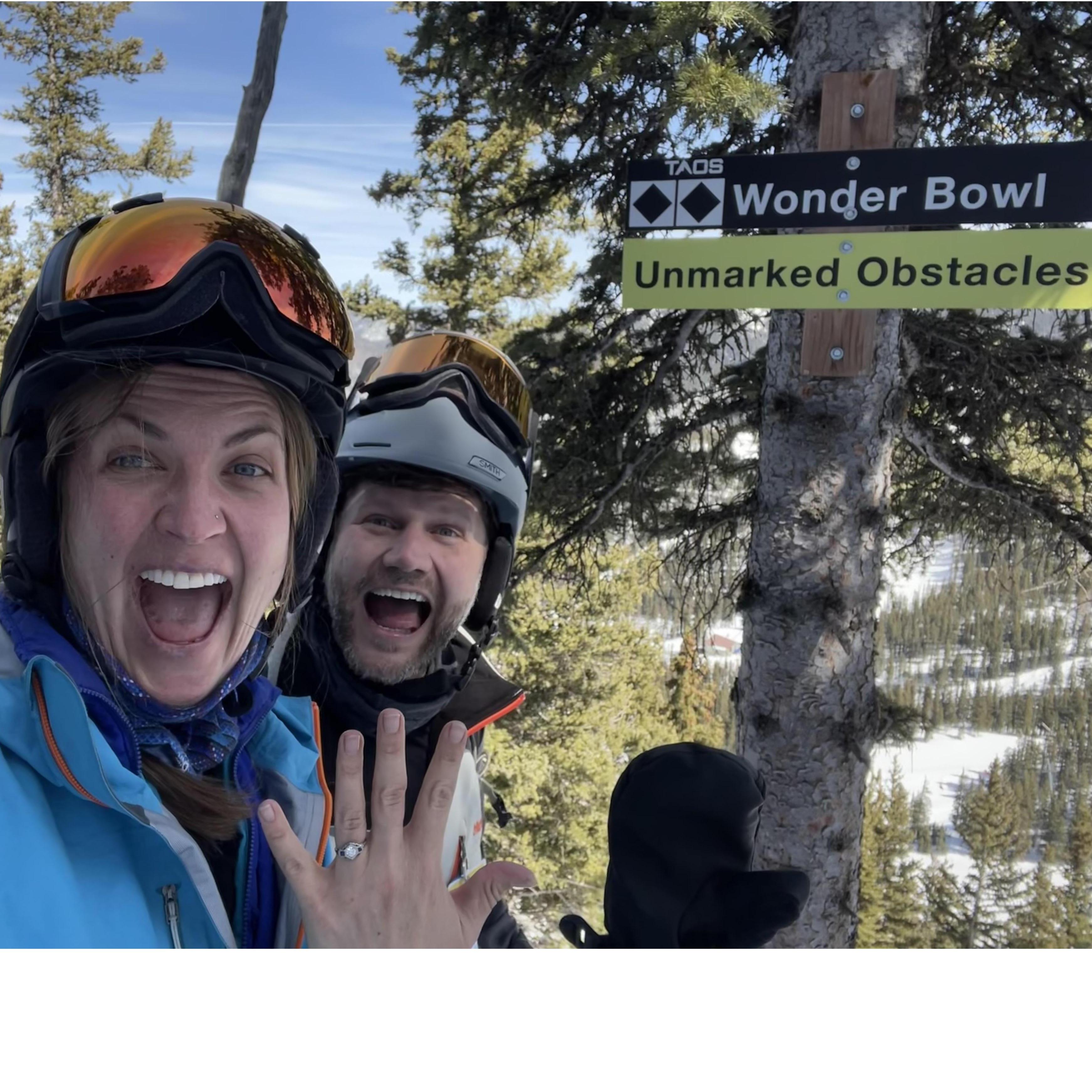 Our engagement spot in Taos!