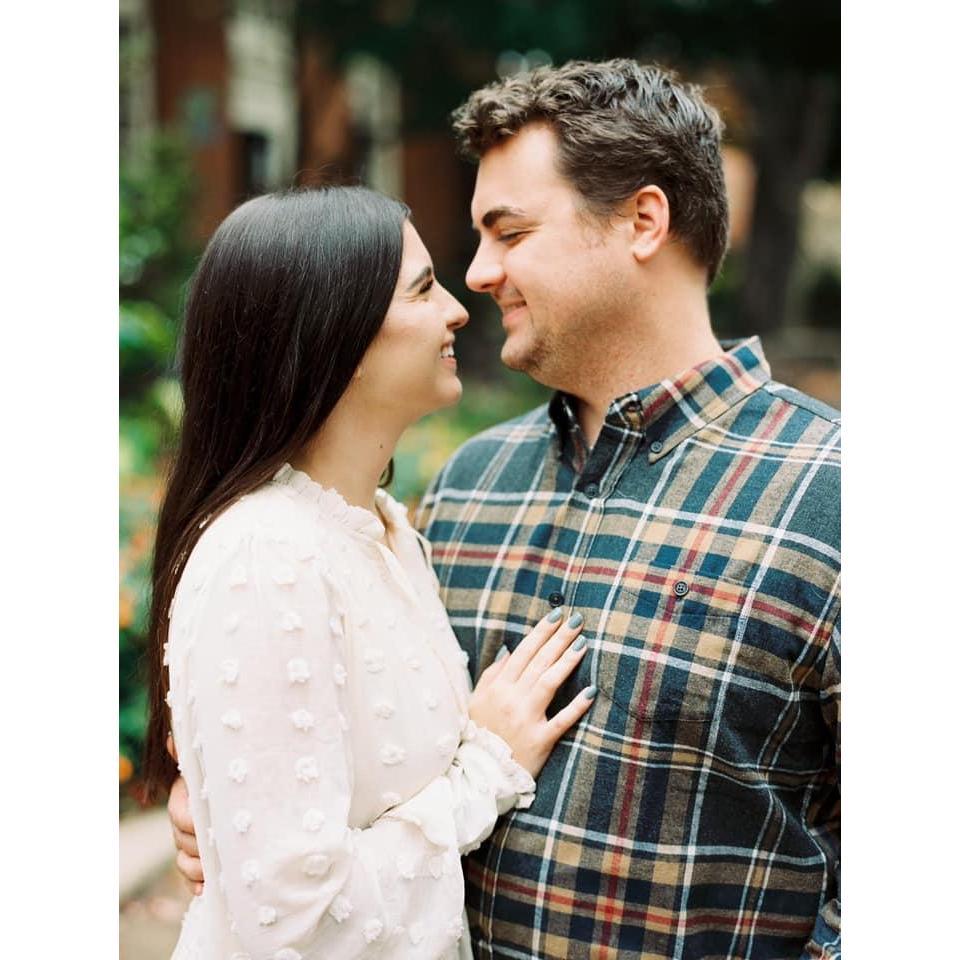 Engagement photos in our favorite place, Fayetteville