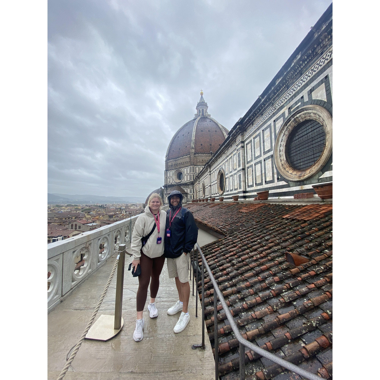 Getting the views in Florence, Italy❤️💚