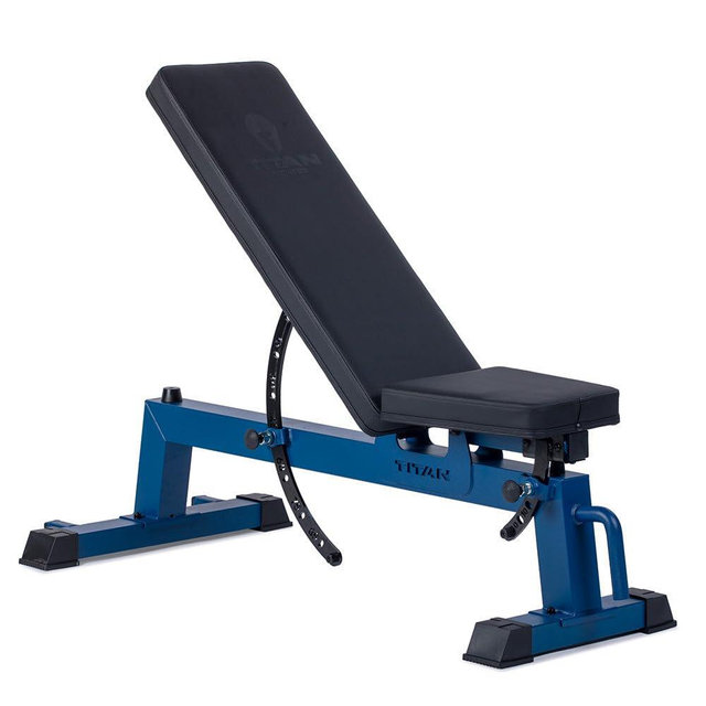 Titan Fitness Performance Series Adjustable Bench, Supports 650 LB Incline, Versatile Utility Bench for Home Gym Weightlifting, Strength Training, Flat, Incline, Upright Positions