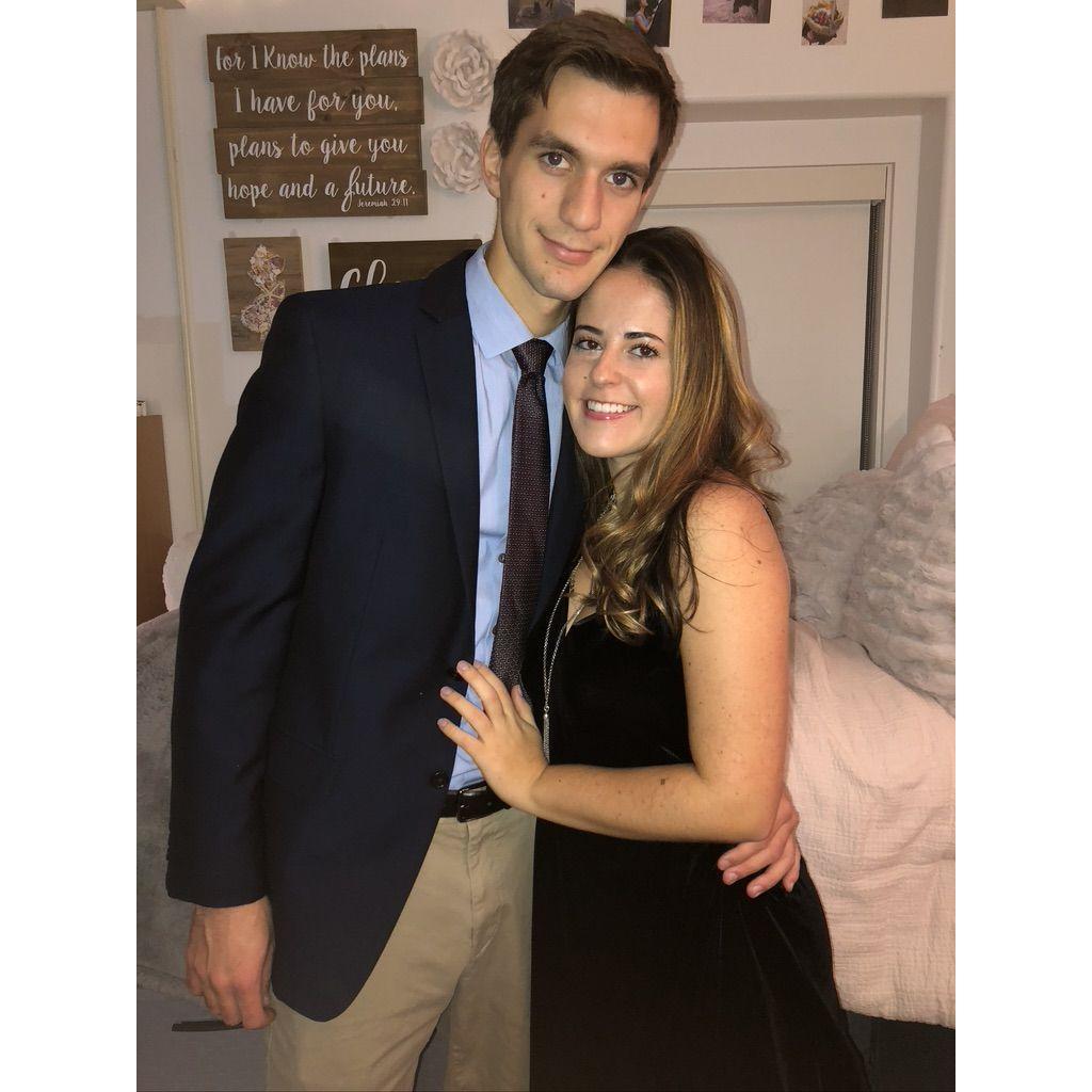 Rebecca's first sorority formal (2018)