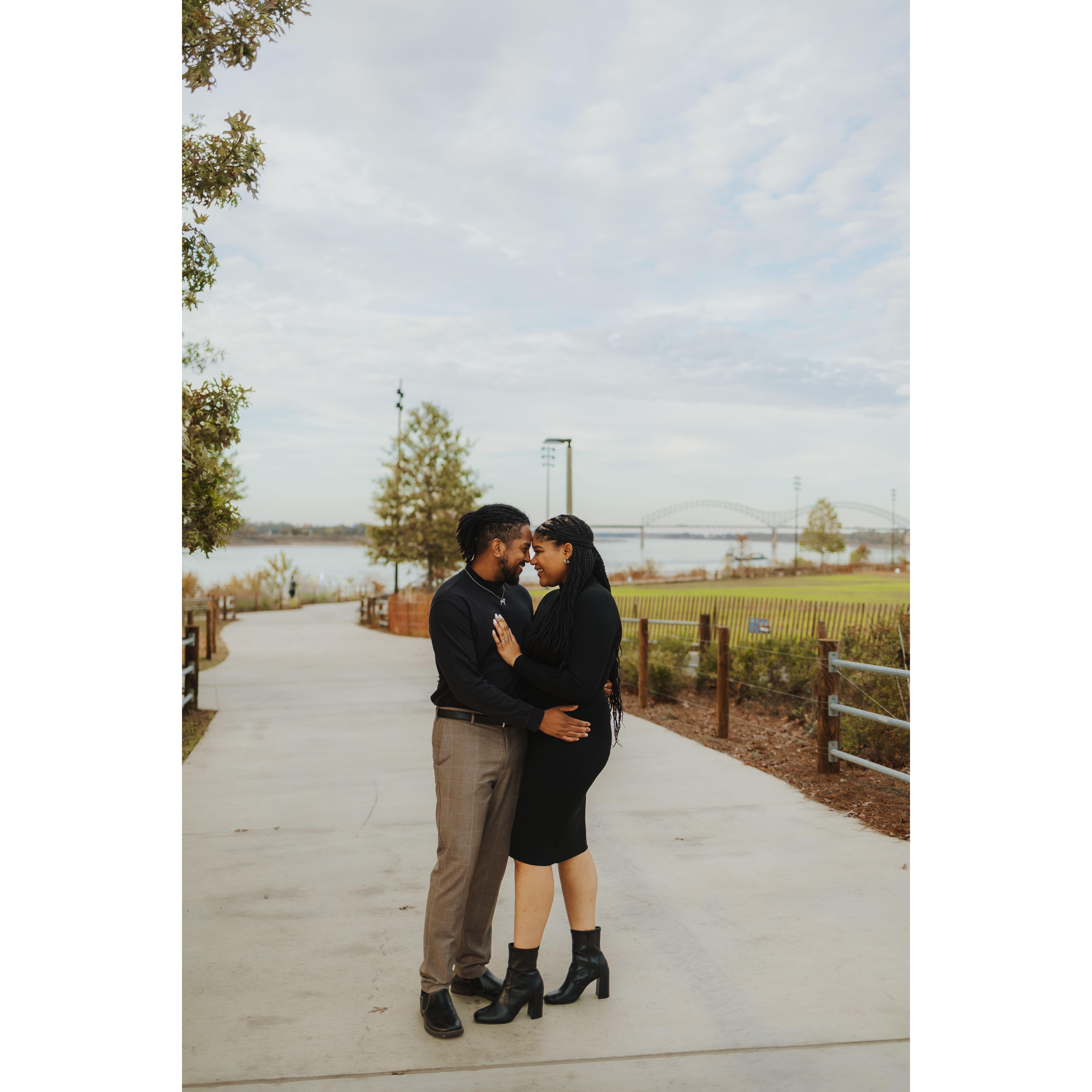 "The photographer said touch noses" -Matt