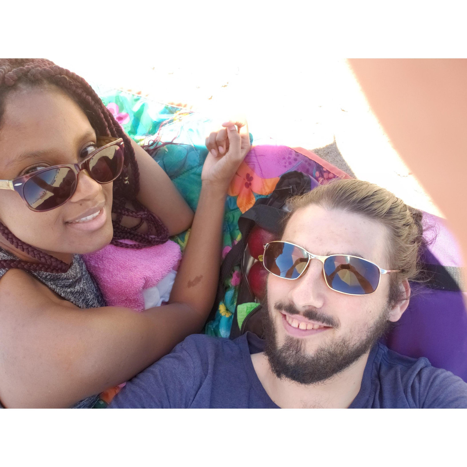 Like I said, beach couple.