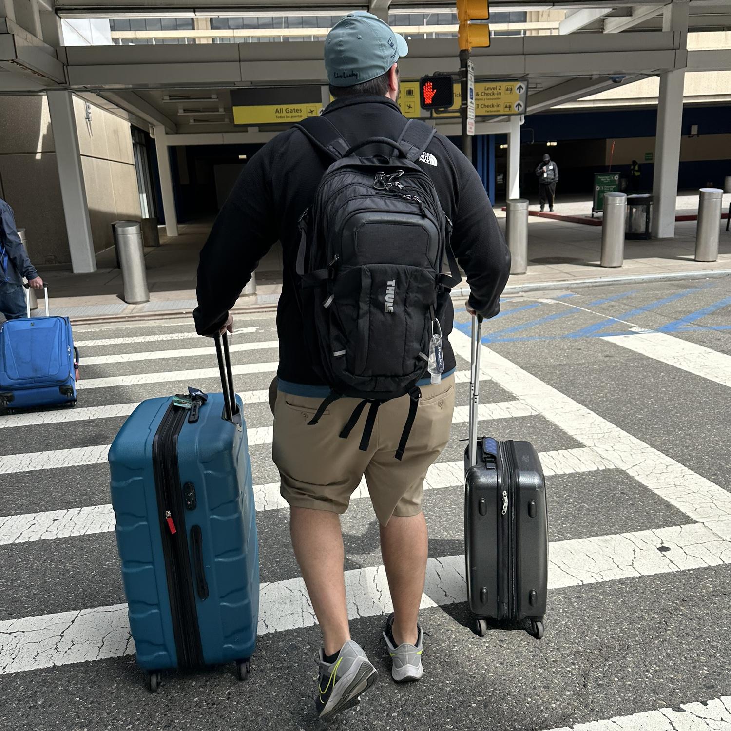 Sometimes, Tyler even takes Alandra along on his work trips.