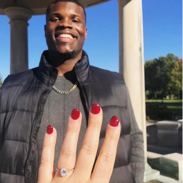 Kasey could not get enough pics of the ring!