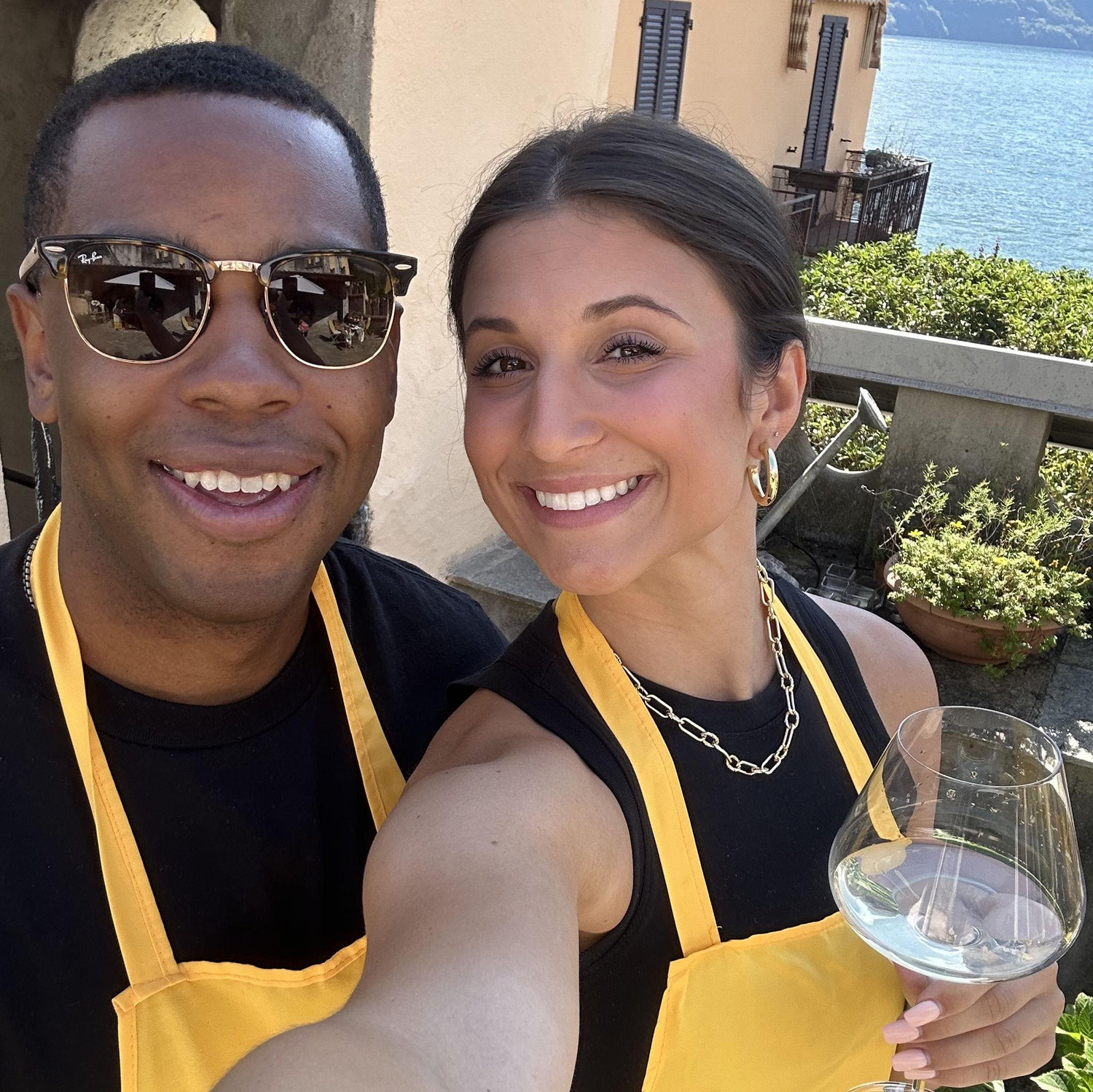 Making pasta from scratch in Italy!