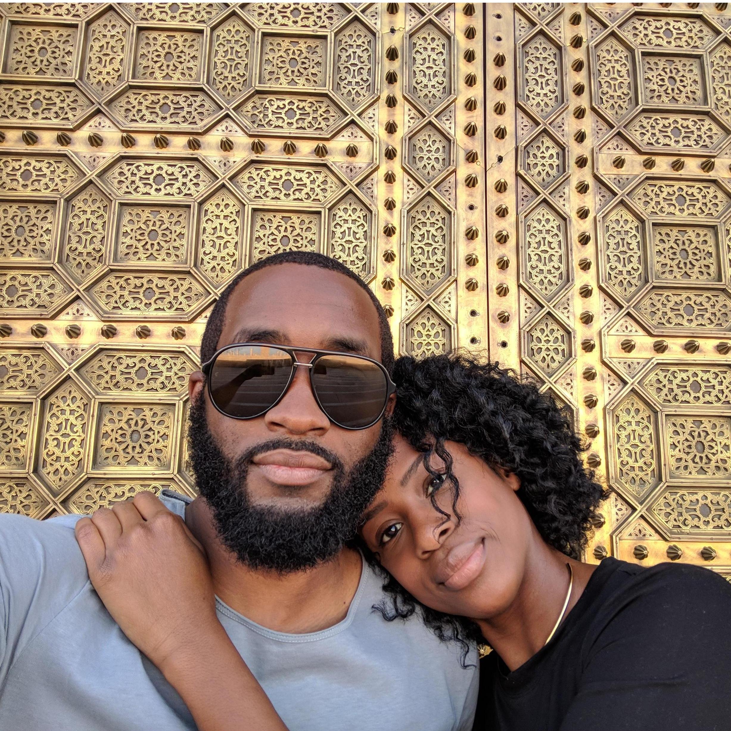 A few days before the proposal, in Rebat, Morocco Nov 2017