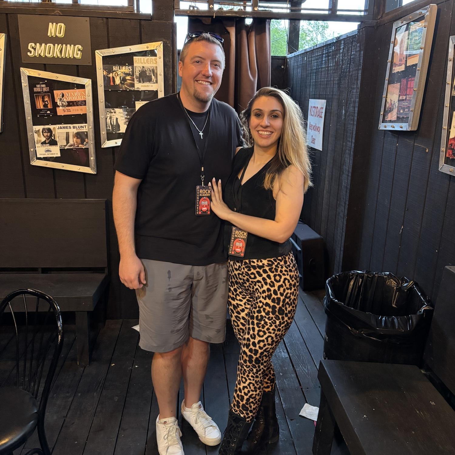 In their spare time Rachel and Justin love to check out new concerts, mainly rock and country!
