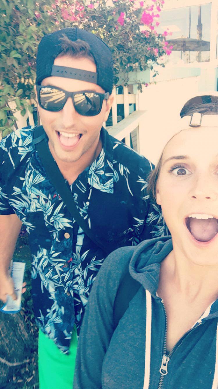 At a beer festival on Catalina Island, the first time we hung out outside of work
September 2016