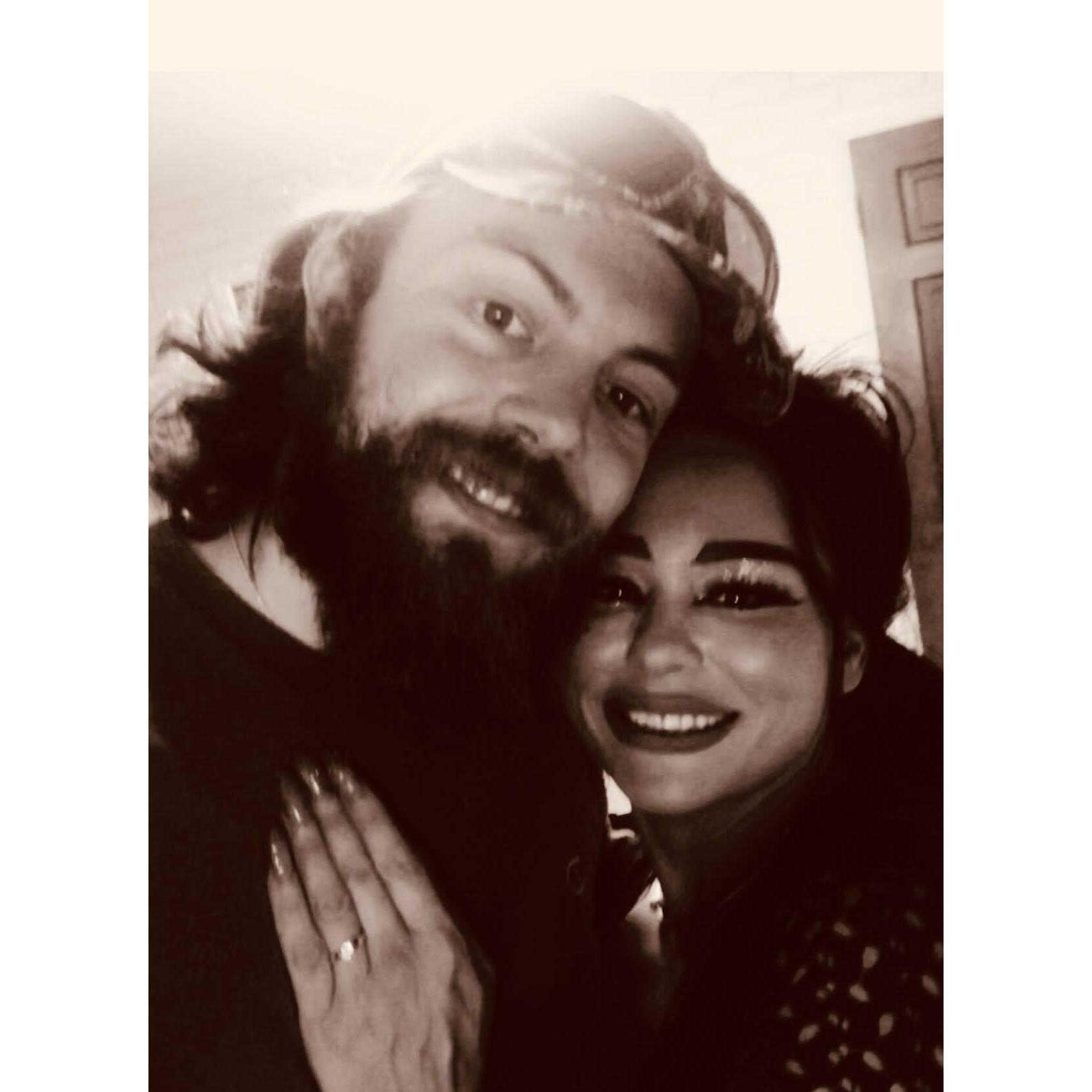 She said "yes!"