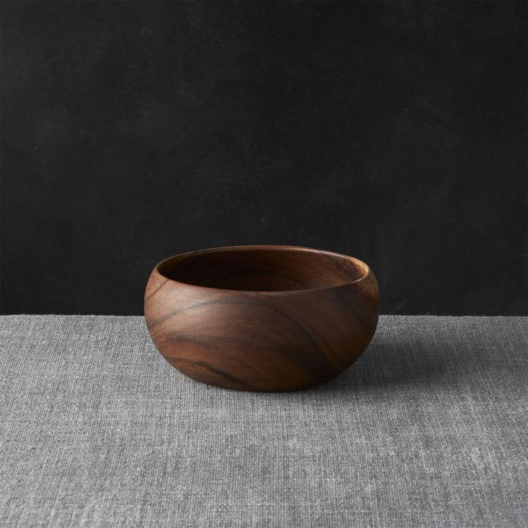 Tondo Wood Utensil Holder | Crate & Barrel