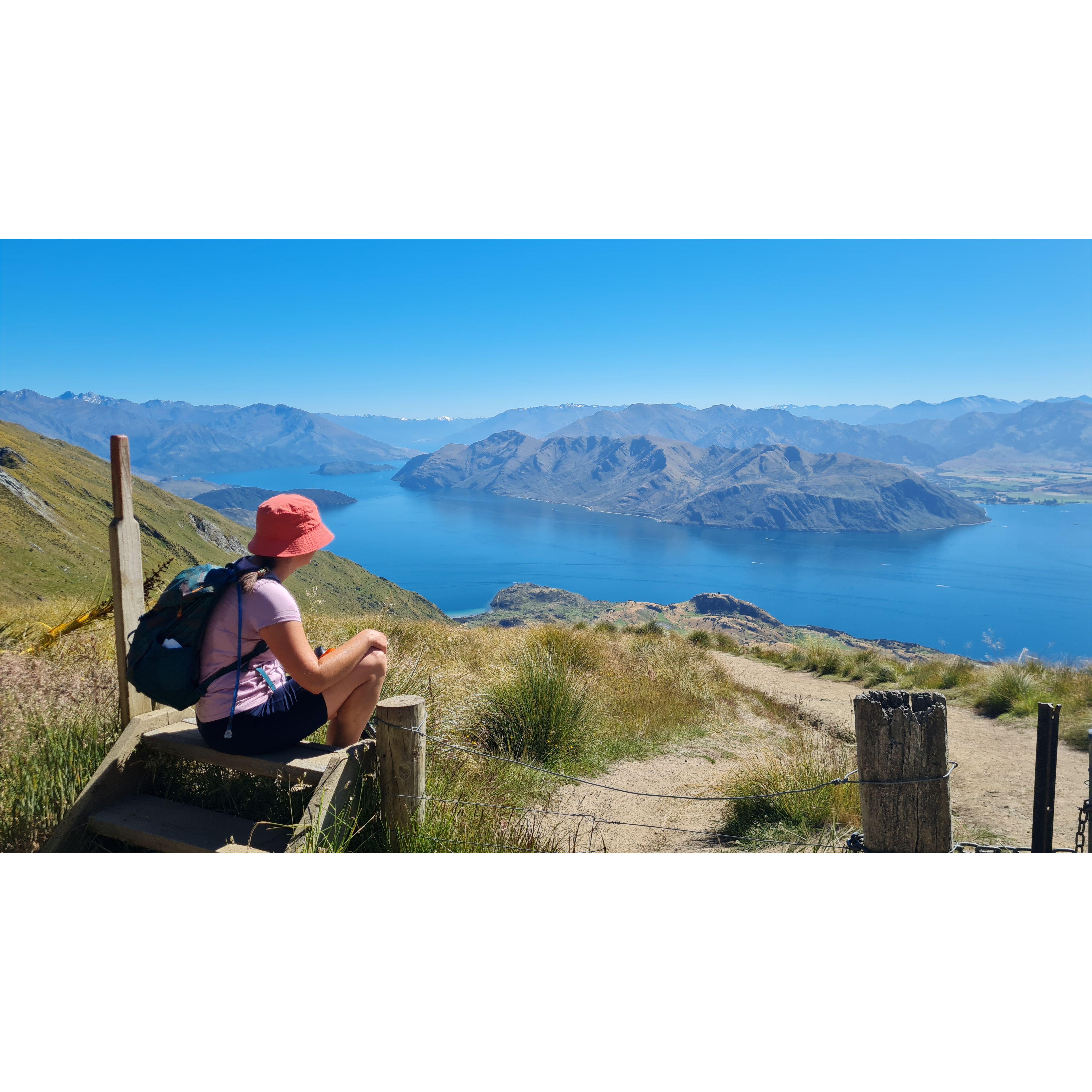 Views on the Roys Peak hike on the South Island