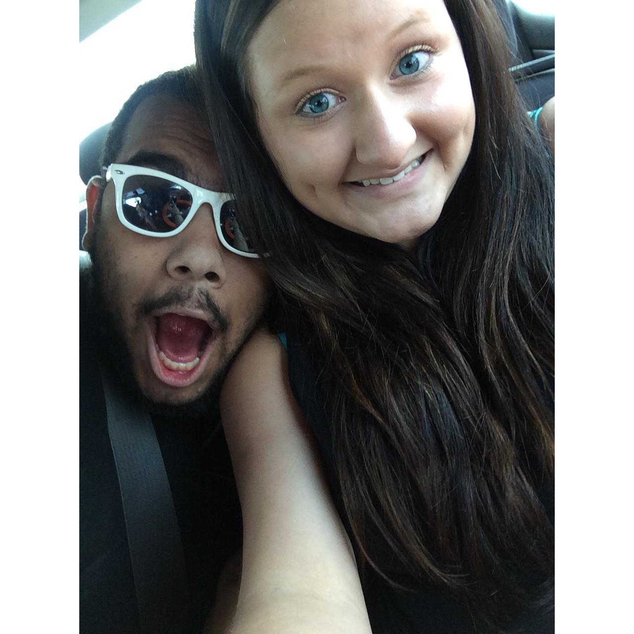 I used to visit Ked at work over the summer and we would sit in the car and talk for the entire hour!