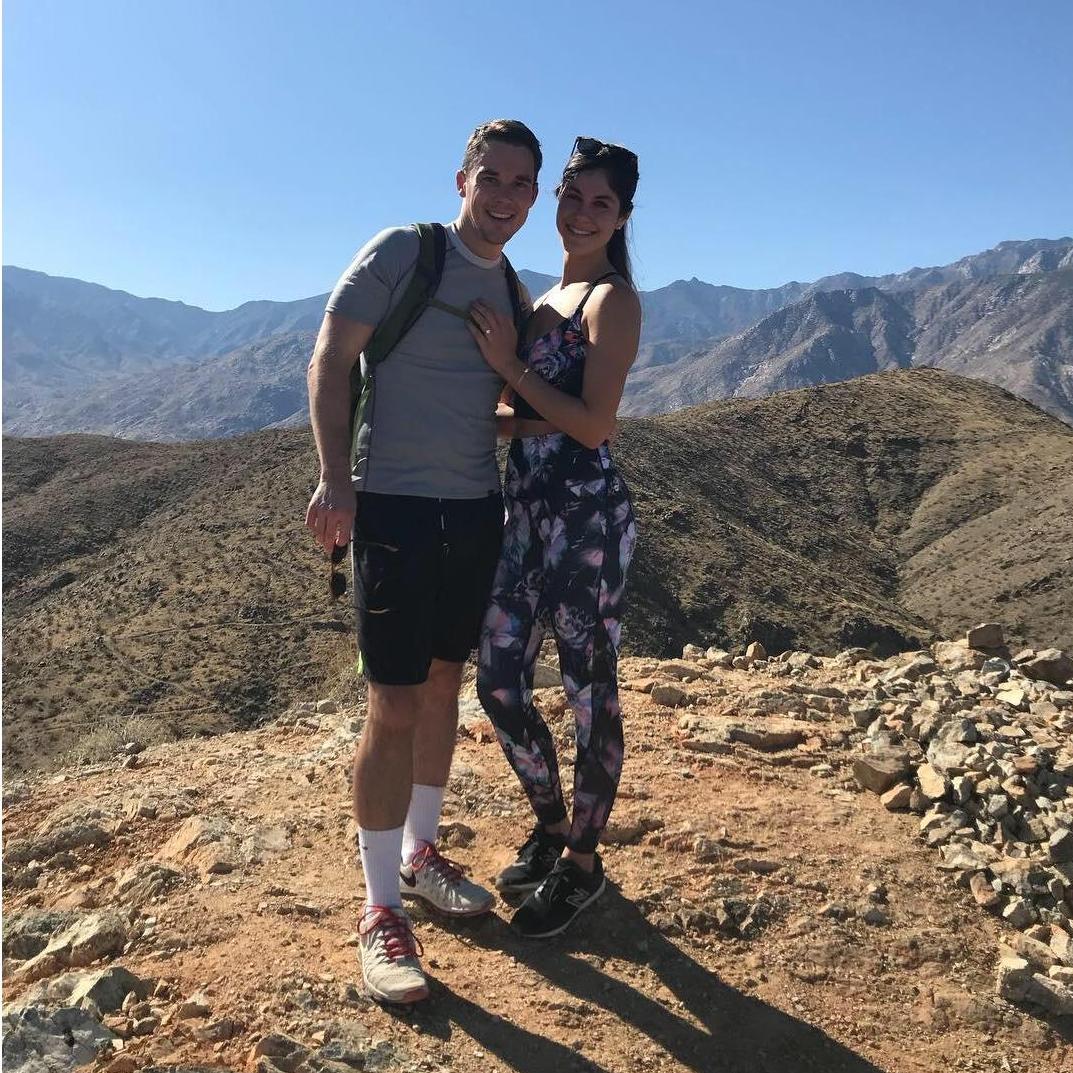 Araby Trail - The first hike Andrea took Andrew on when he came to Palm Springs for their 1st Thanksgiving. Fast forward 3 years & this exact trail would be where Andrew proposed.