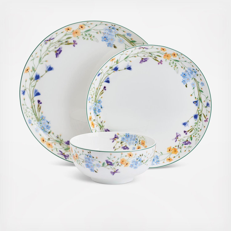 Mikasa, Quinn 12-Piece Bone China Dinnerware Set, Service for 4 | Zola