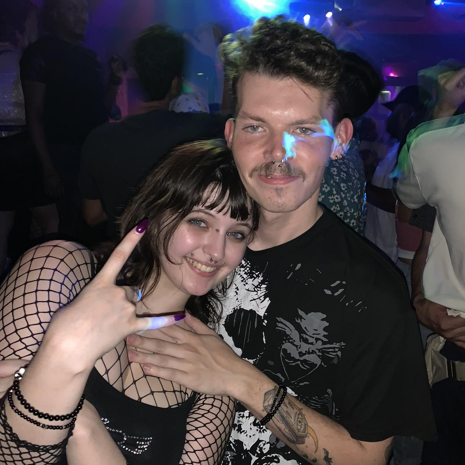 At the club!