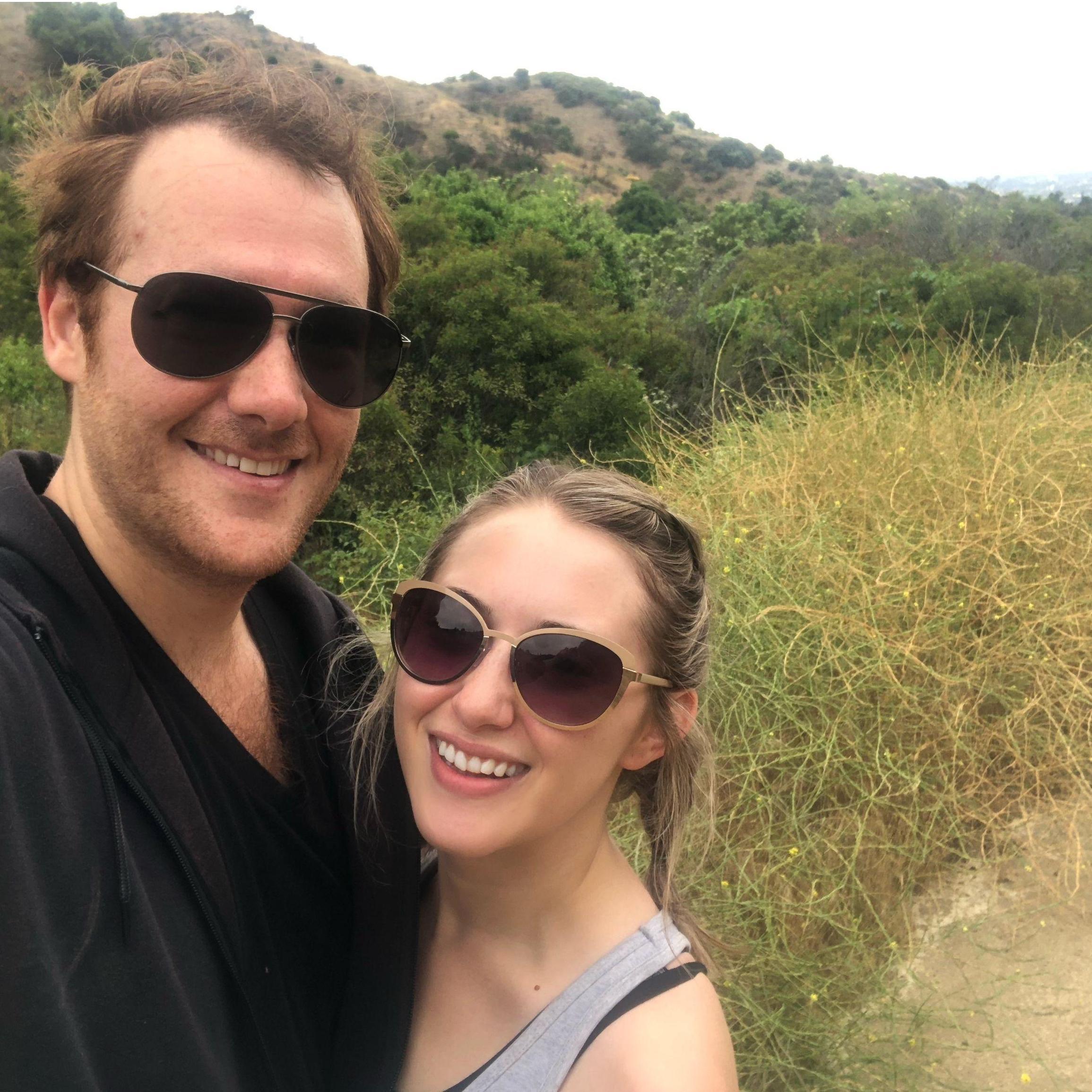 Celebrating our first anniversary on a hike at Griffith Park | June 2019