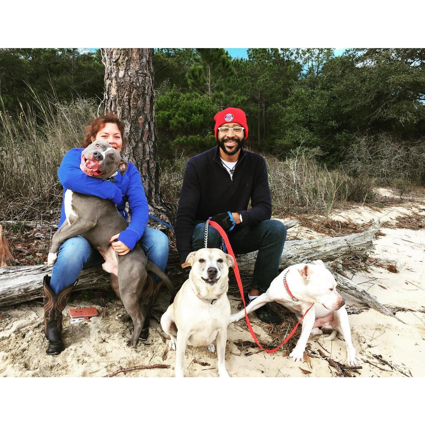 Our family on beach vacation 2020