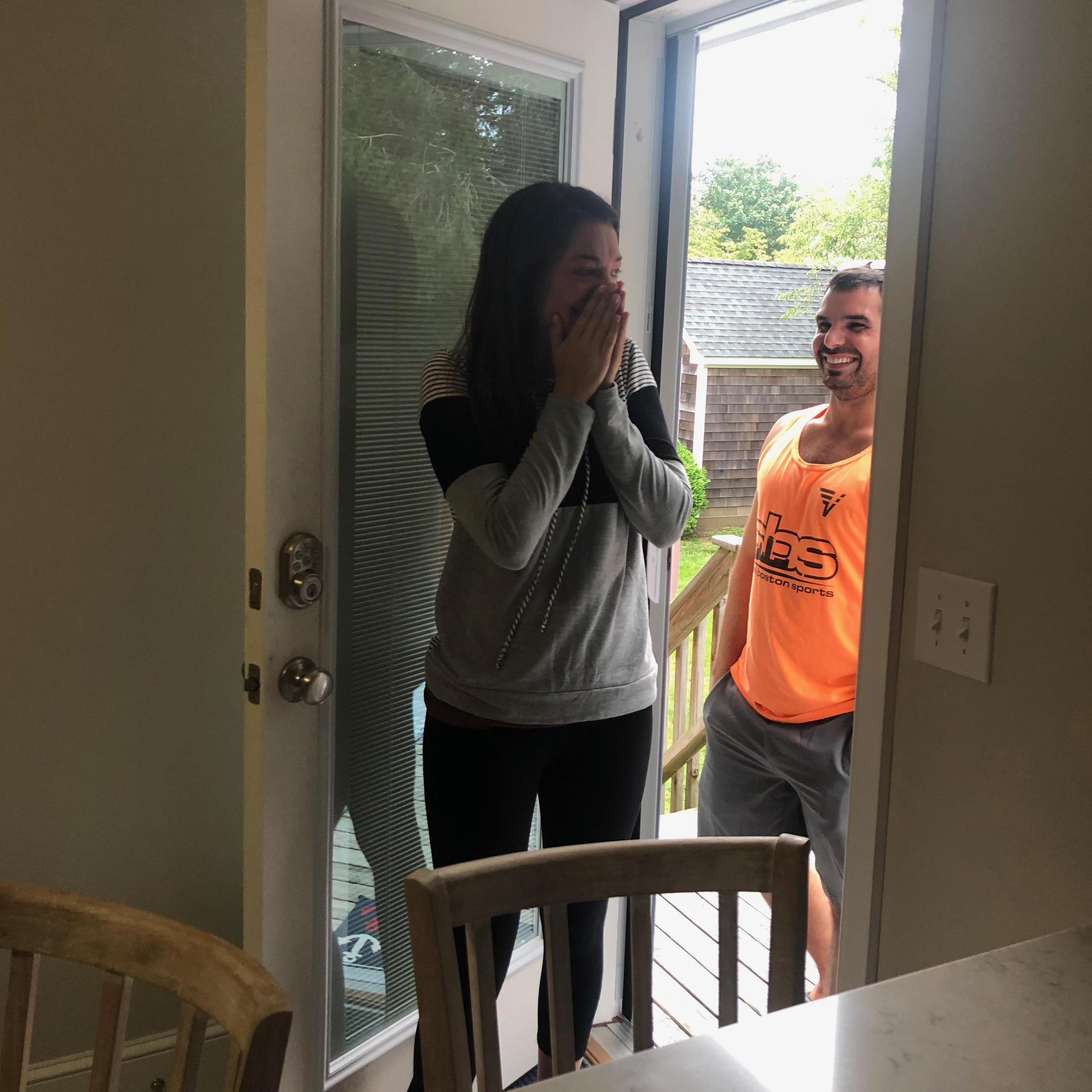 Right after we got engaged!