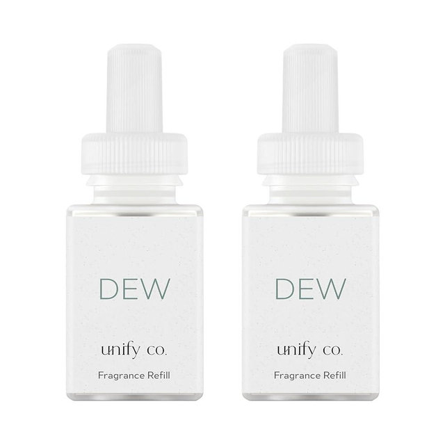 Pura and Unify - Fragrance for Smart Home Air Diffusers - Room Freshener - Aromatherapy Scents for Bedrooms & Living Rooms - Odor Eliminator - 2 Pack - Dew