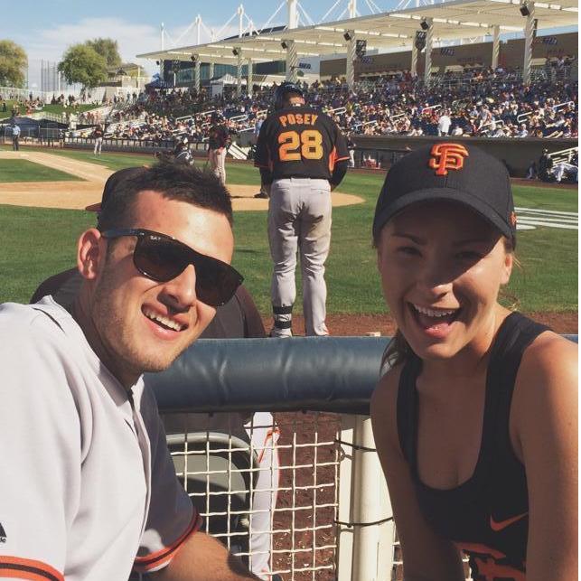 First time at Spring Training - we used to go every year in March with Spencer's grandparents