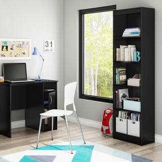 Axess 5-Shelf Narrow Bookcase