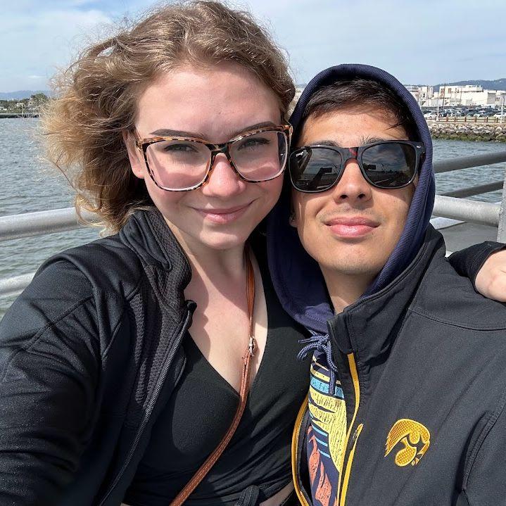 On the ferry to go into San Fran!