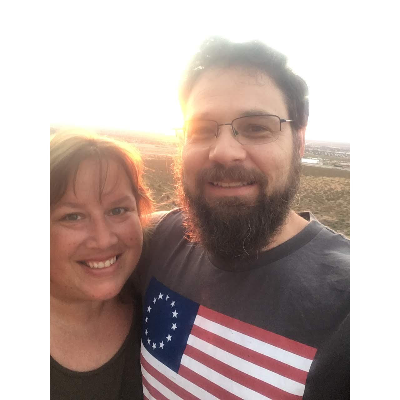 Sunset on Franklin Mountains 2019