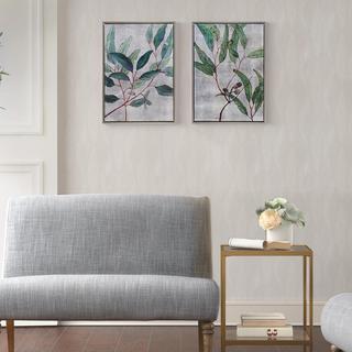 Eucalyptus Simplicity Framed Canvas, Set of 2