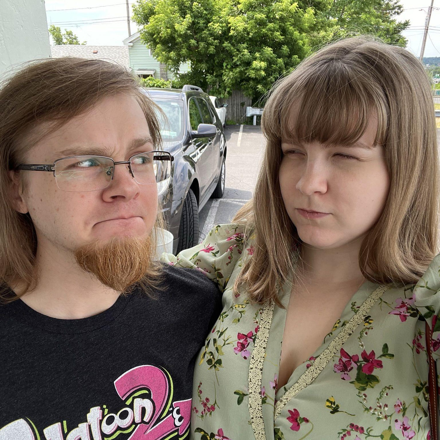 June 2022 - We had just moved in together and wanted to recreate the pose of our first ever photo!
