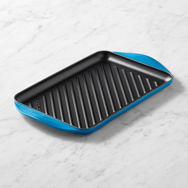 Le Creuset Signature Enameled Cast Iron Skinny Grill, Marseille