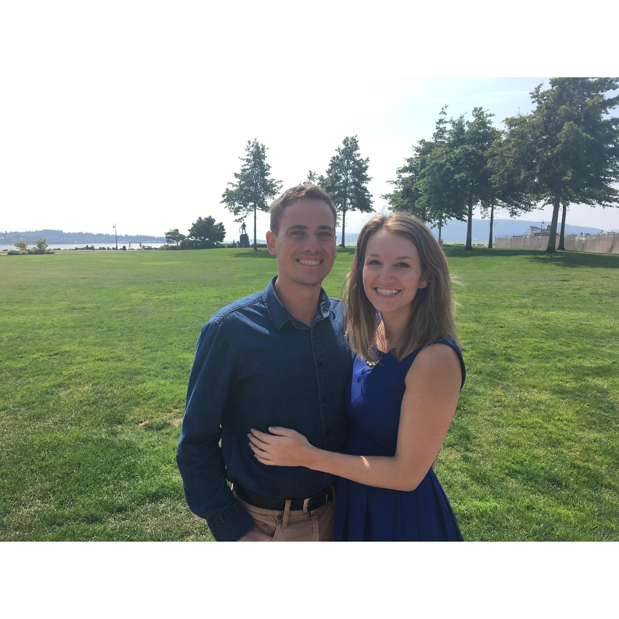 Wedding guests in Bellingham, Washington